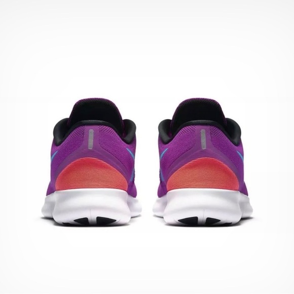 Nike Vibrant Purple Sneakers with Teal Swoosh - Picture 2 of 6